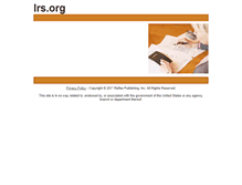 Tablet Screenshot of irs.org