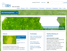 Tablet Screenshot of irs.nl