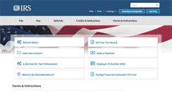 Desktop Screenshot of irs.gov